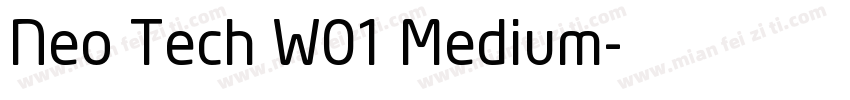 Neo Tech W01 Medium字体转换